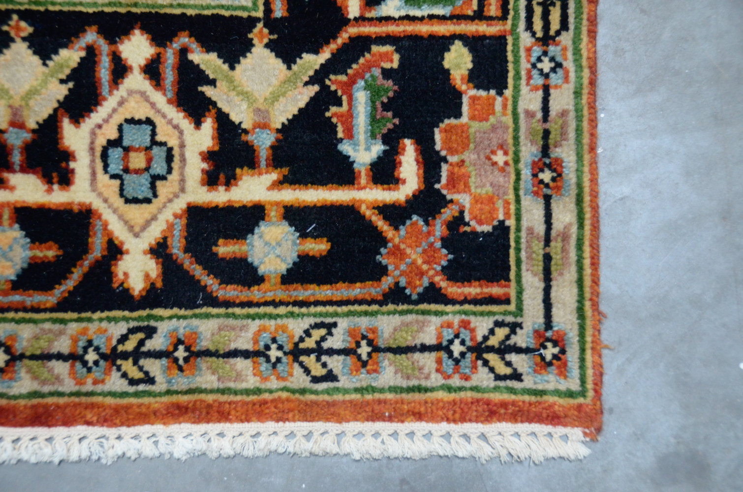 Hand-Knotted Caucasian Area Rug