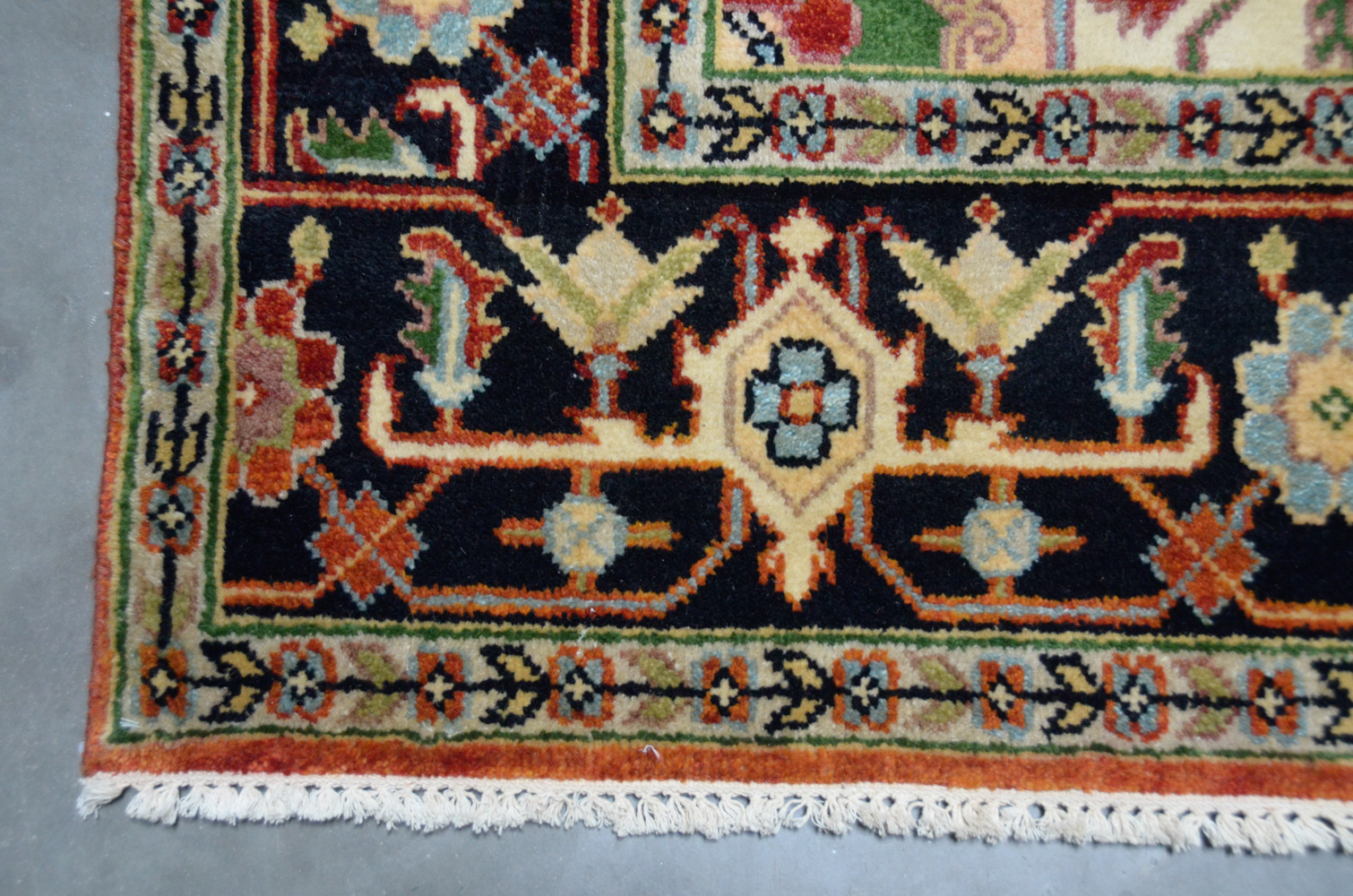 Hand-Knotted Caucasian Area Rug