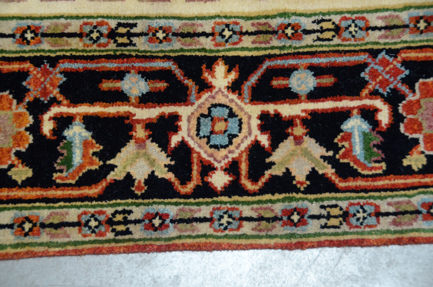 Hand-Knotted Caucasian Area Rug