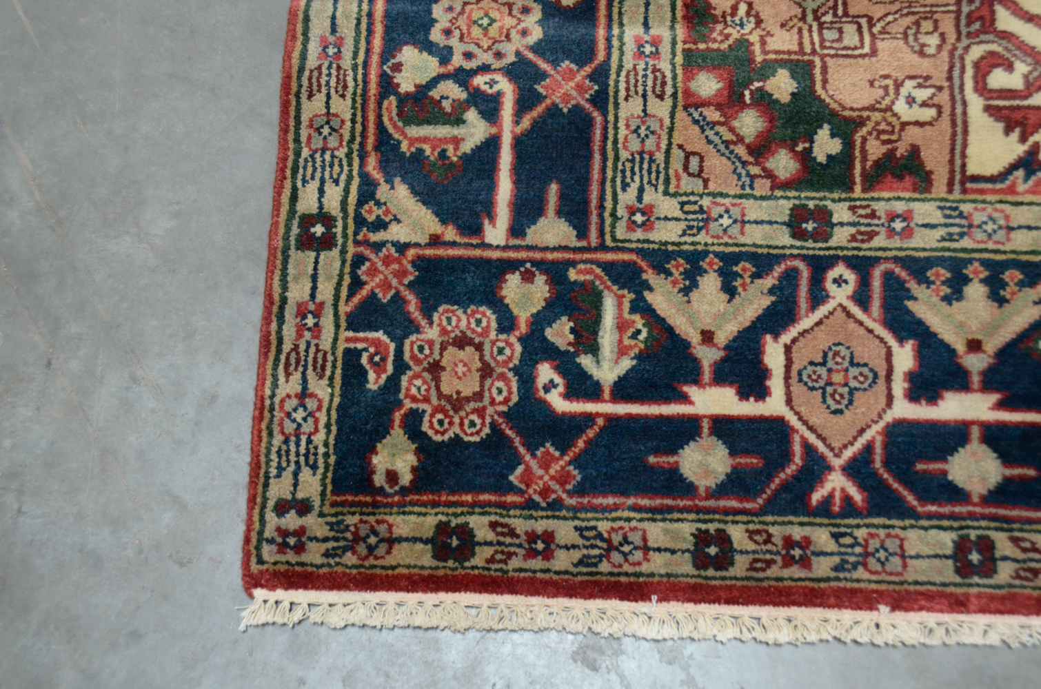 Hand-Knotted Caucasian Area Rug