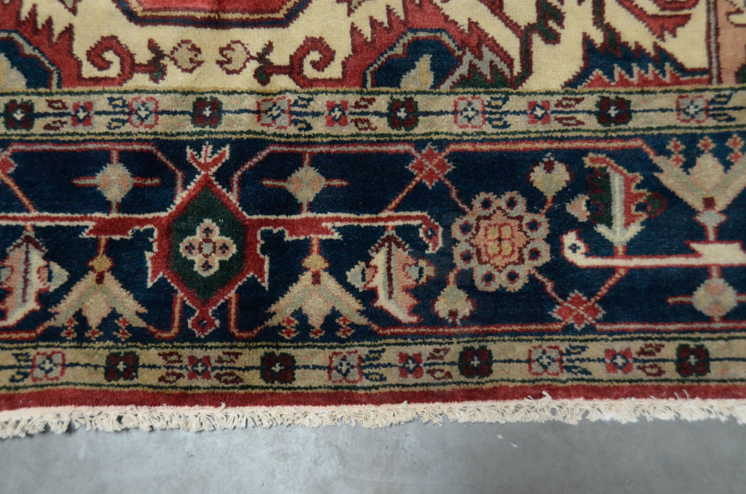 Hand-Knotted Caucasian Area Rug