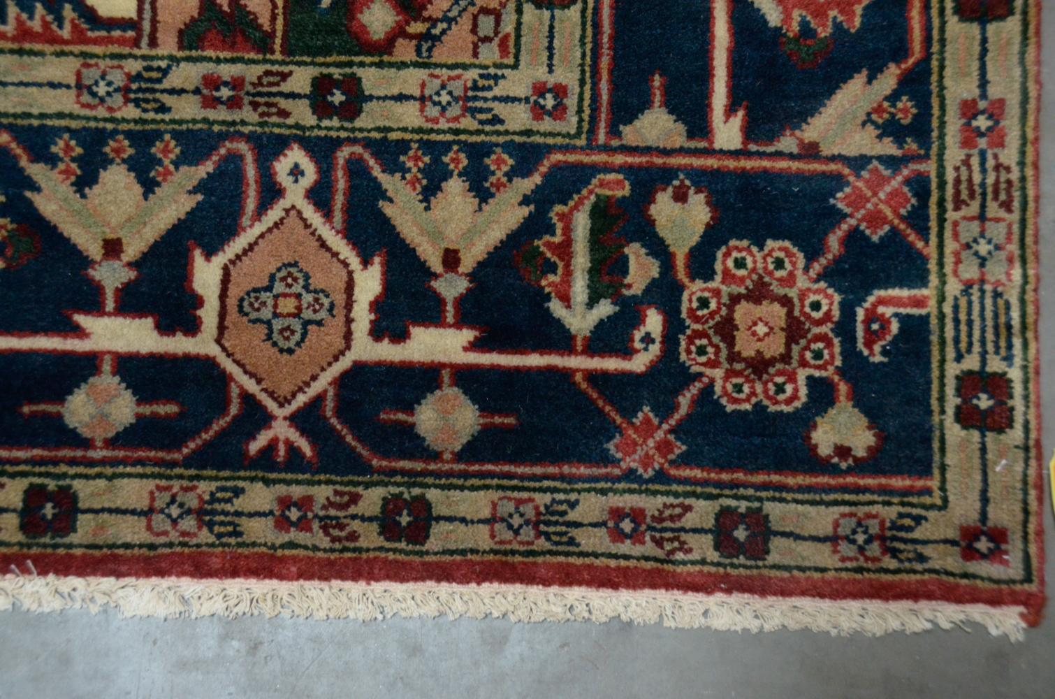 Hand-Knotted Caucasian Area Rug