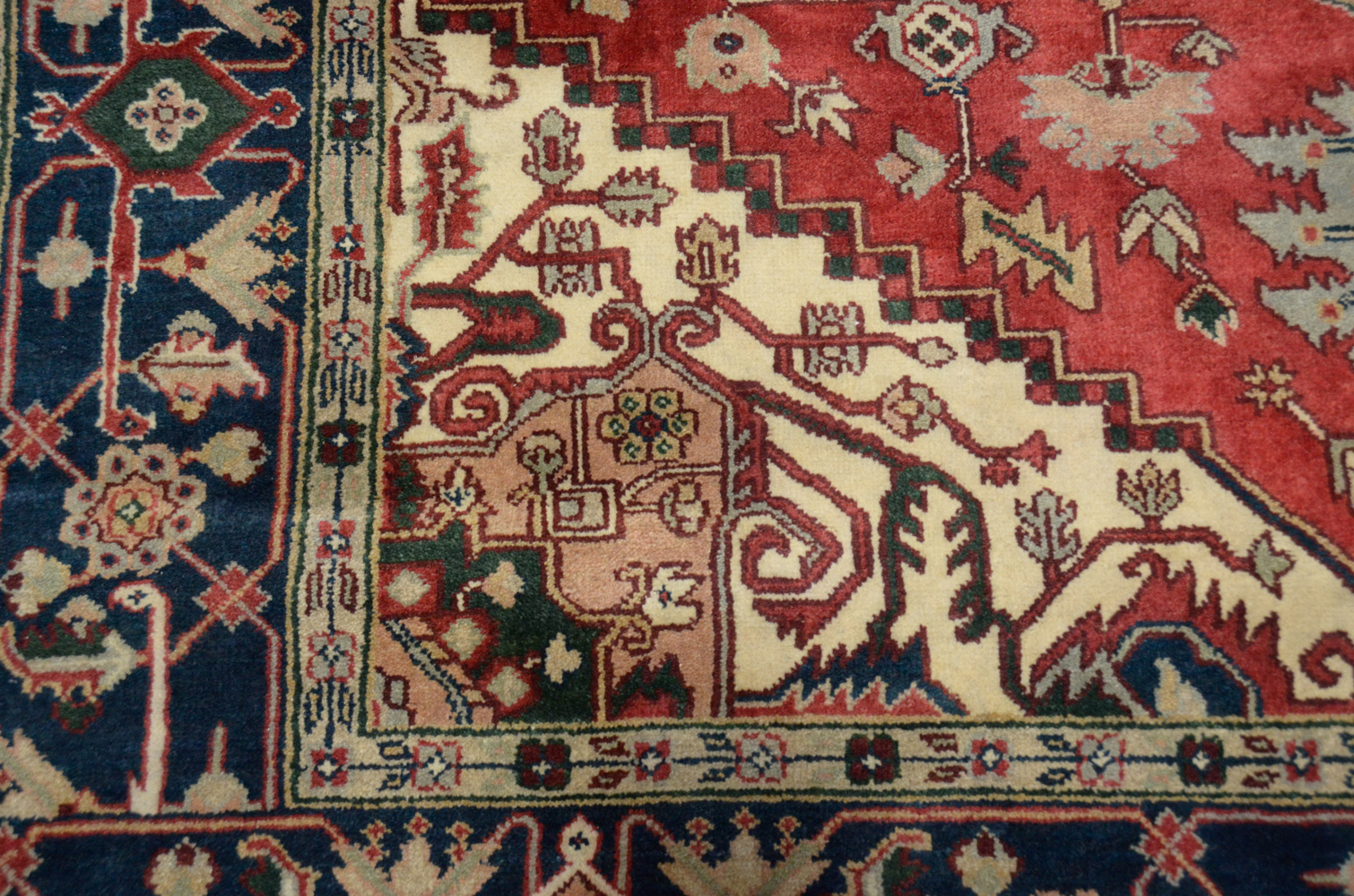 Hand-Knotted Caucasian Area Rug
