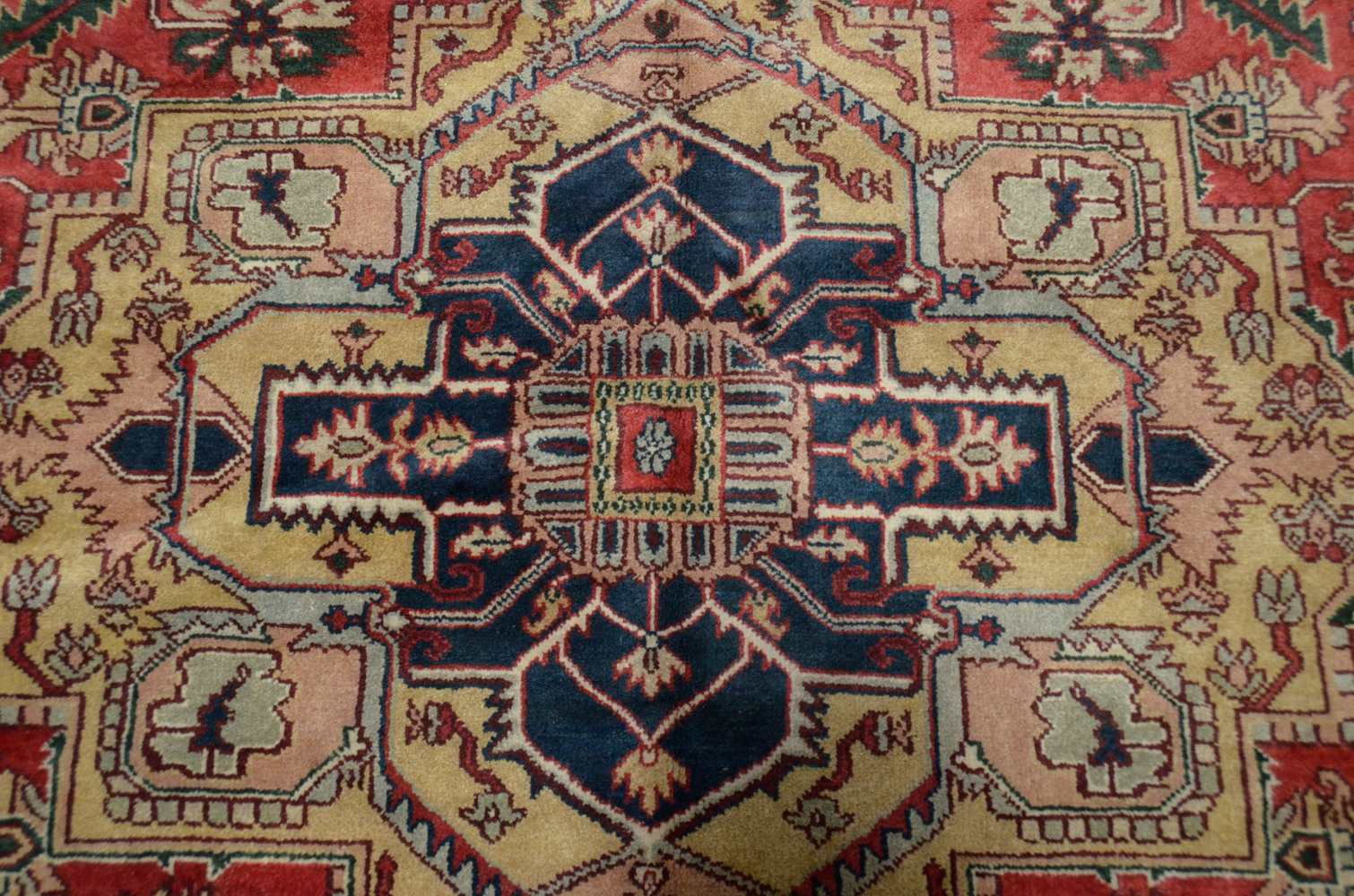 Hand-Knotted Caucasian Area Rug