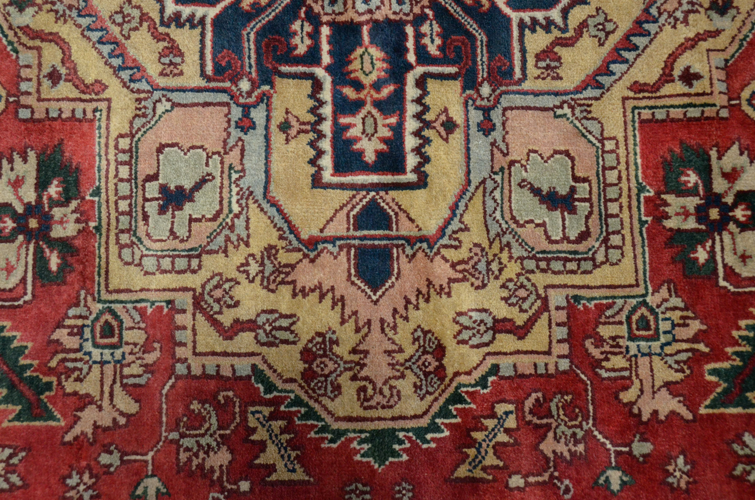 Hand-Knotted Caucasian Area Rug