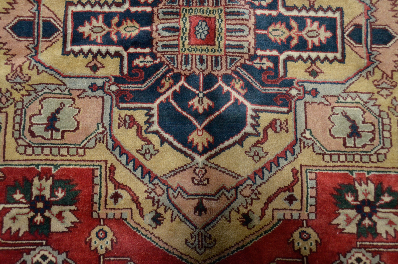 Hand-Knotted Caucasian Area Rug