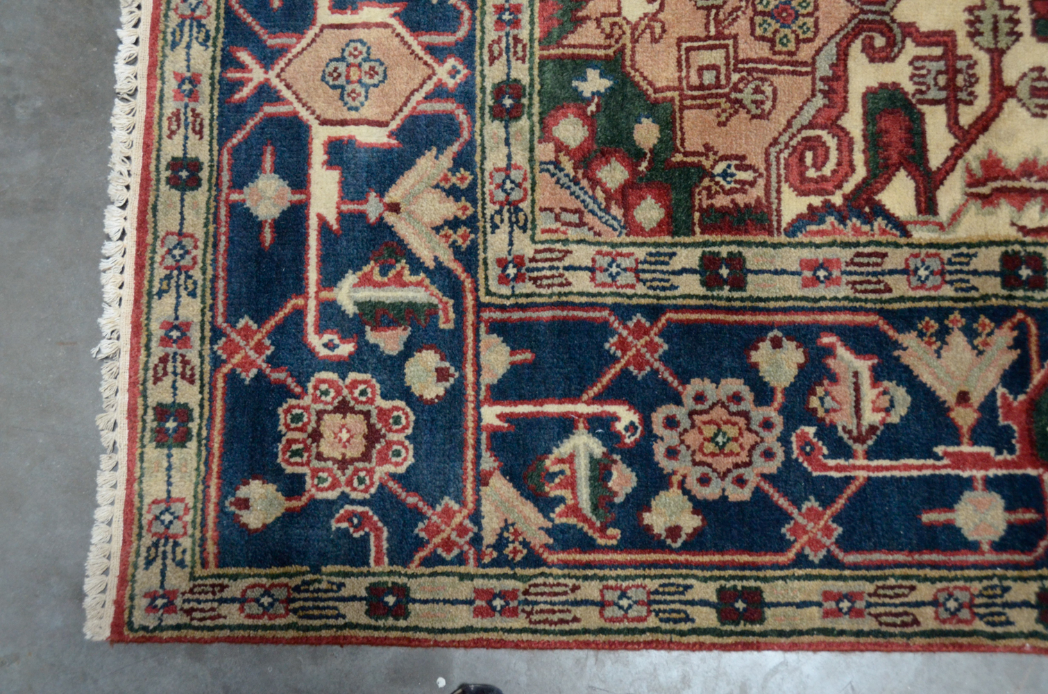 Hand-Knotted Caucasian Area Rug