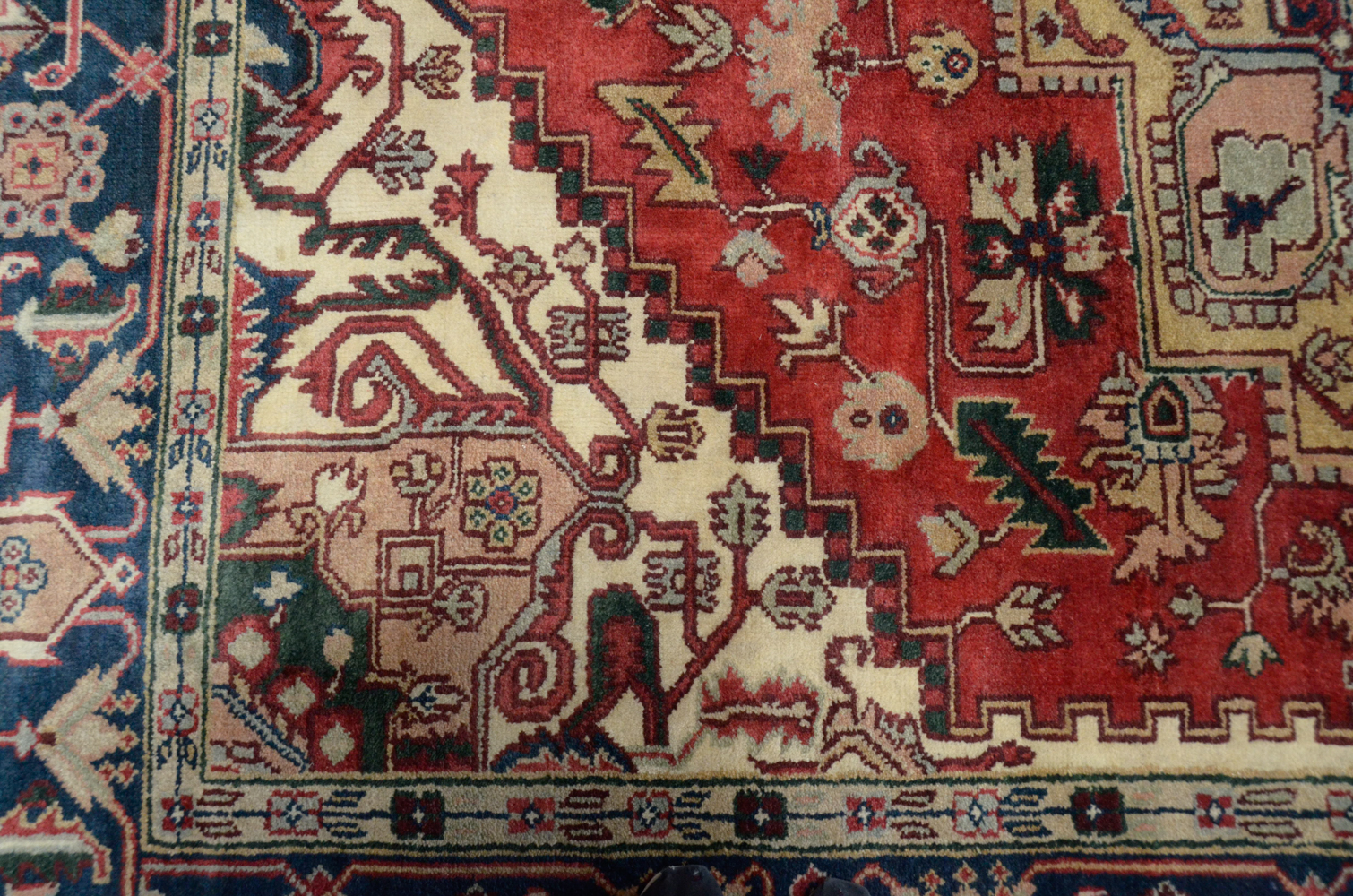 Hand-Knotted Caucasian Area Rug