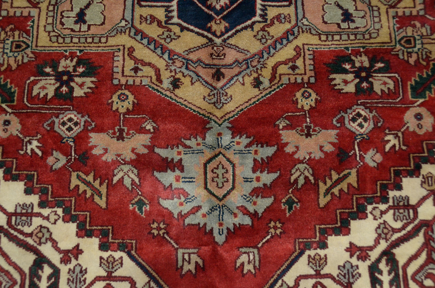 Hand-Knotted Caucasian Area Rug