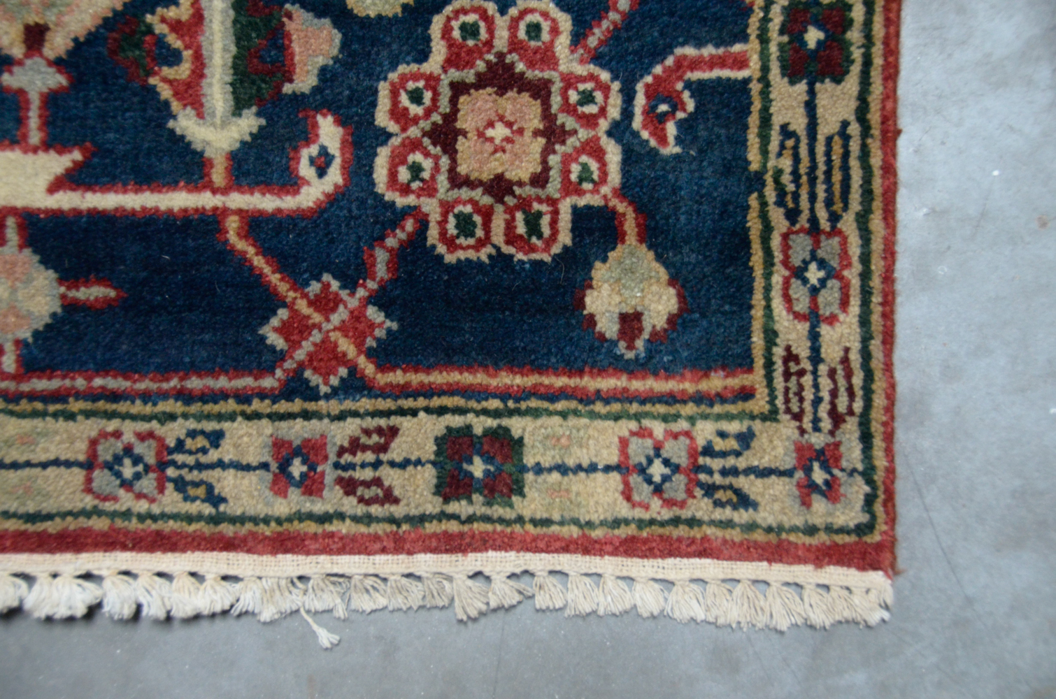 Hand-Knotted Caucasian Area Rug