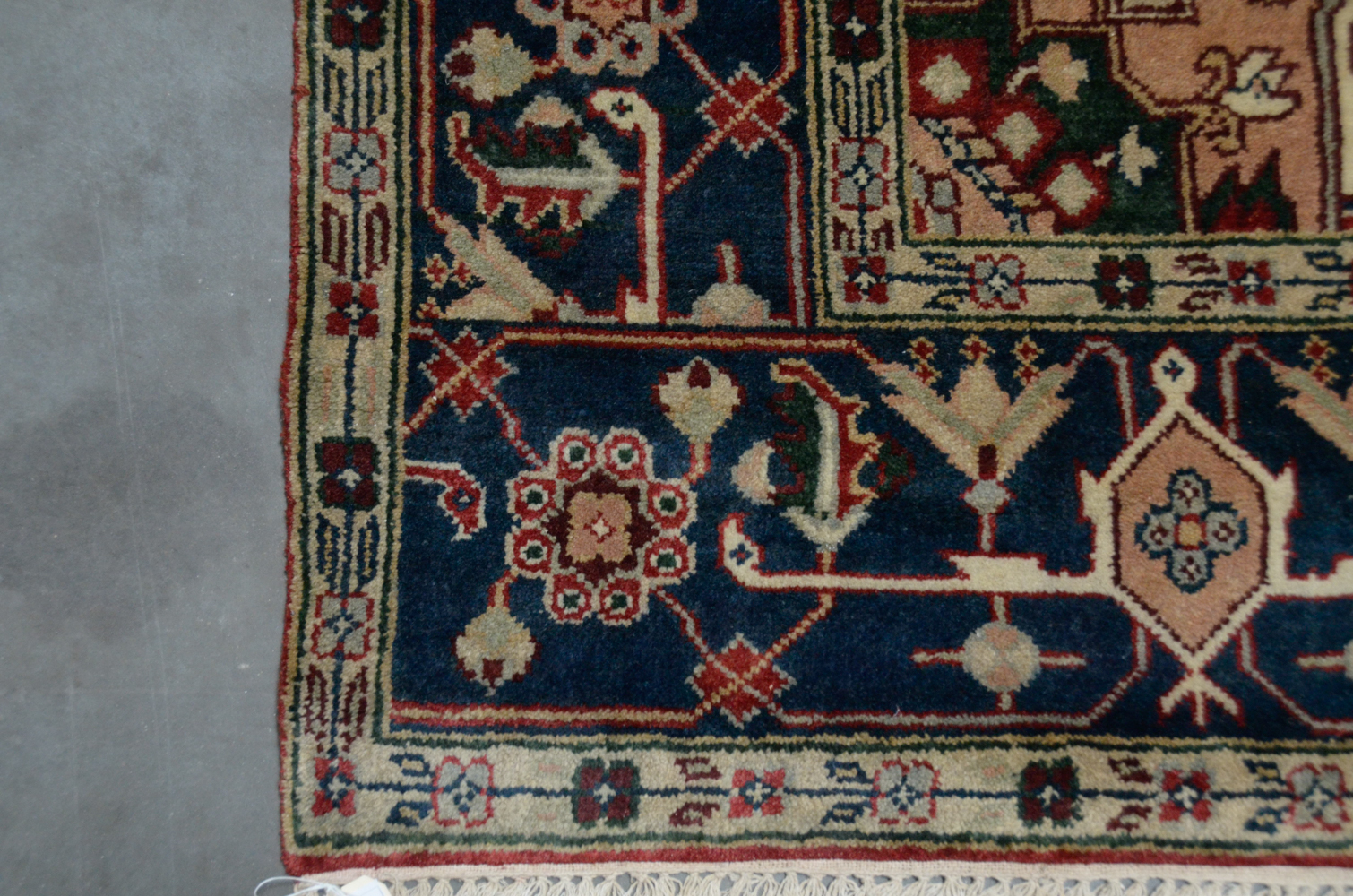 Hand-Knotted Caucasian Area Rug