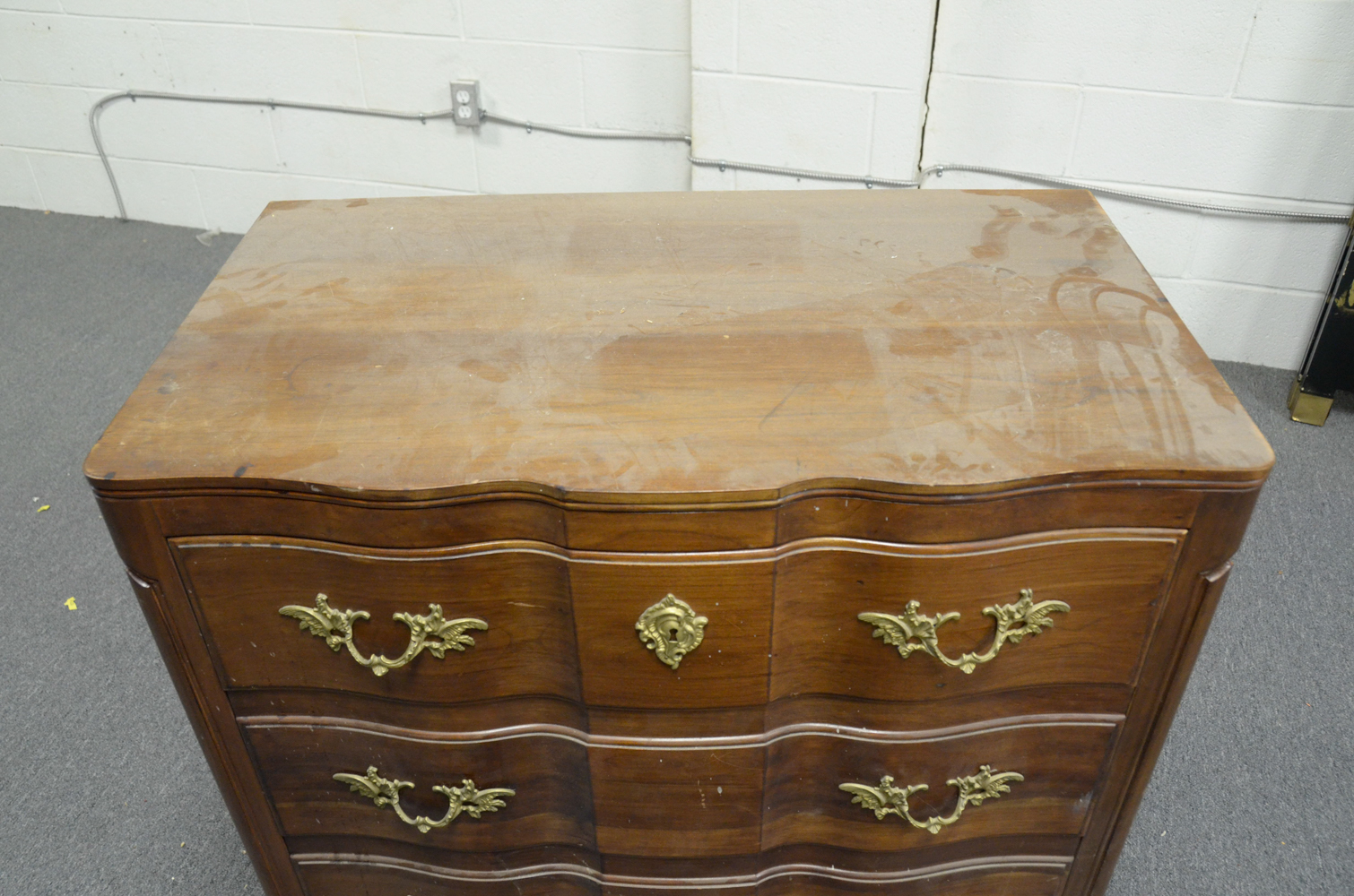 Vintage Provincial Louis XV Style Commode by John Widdicomb