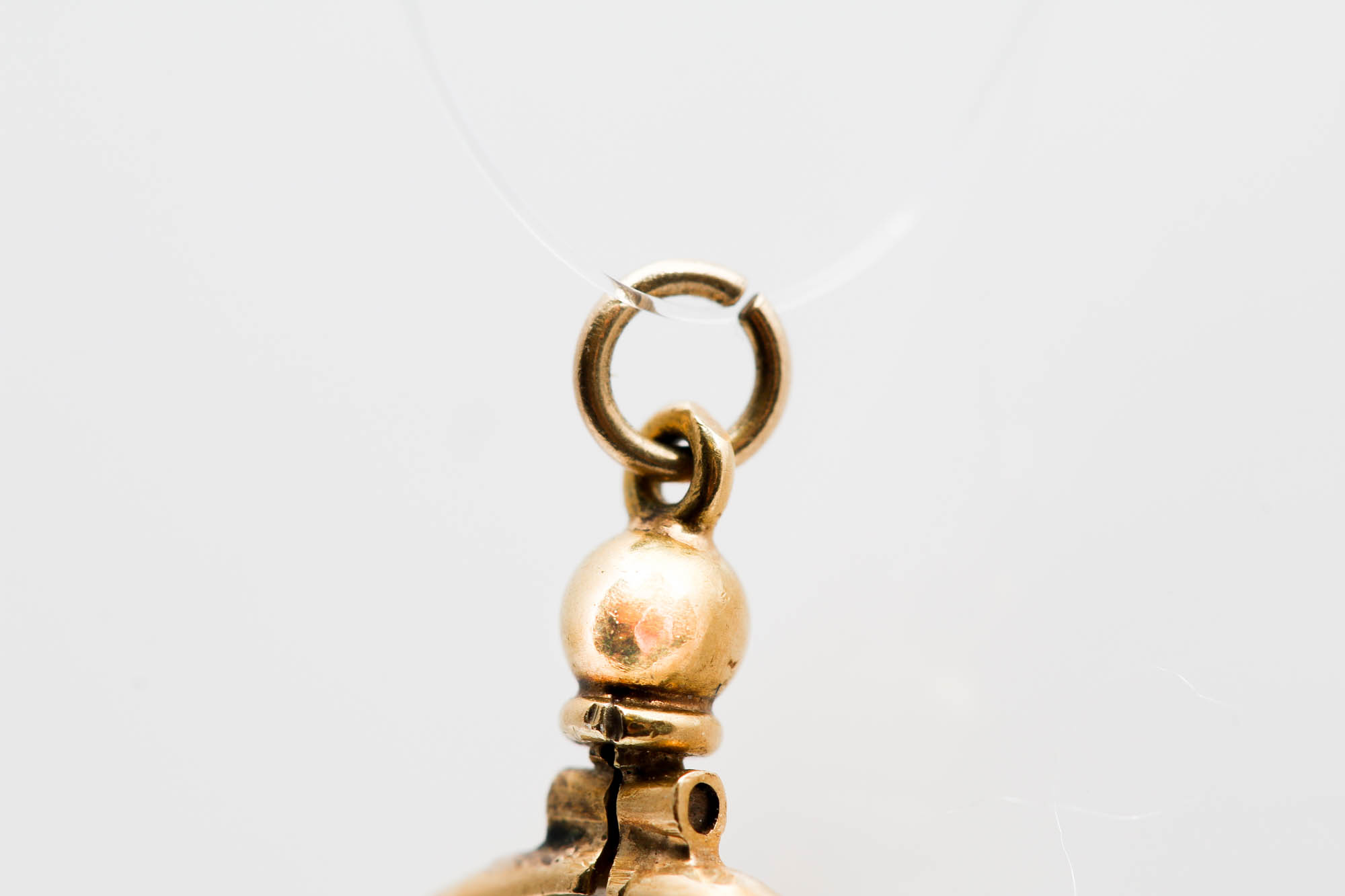 14K Yellow Gold Four Leaf Clover Pendant