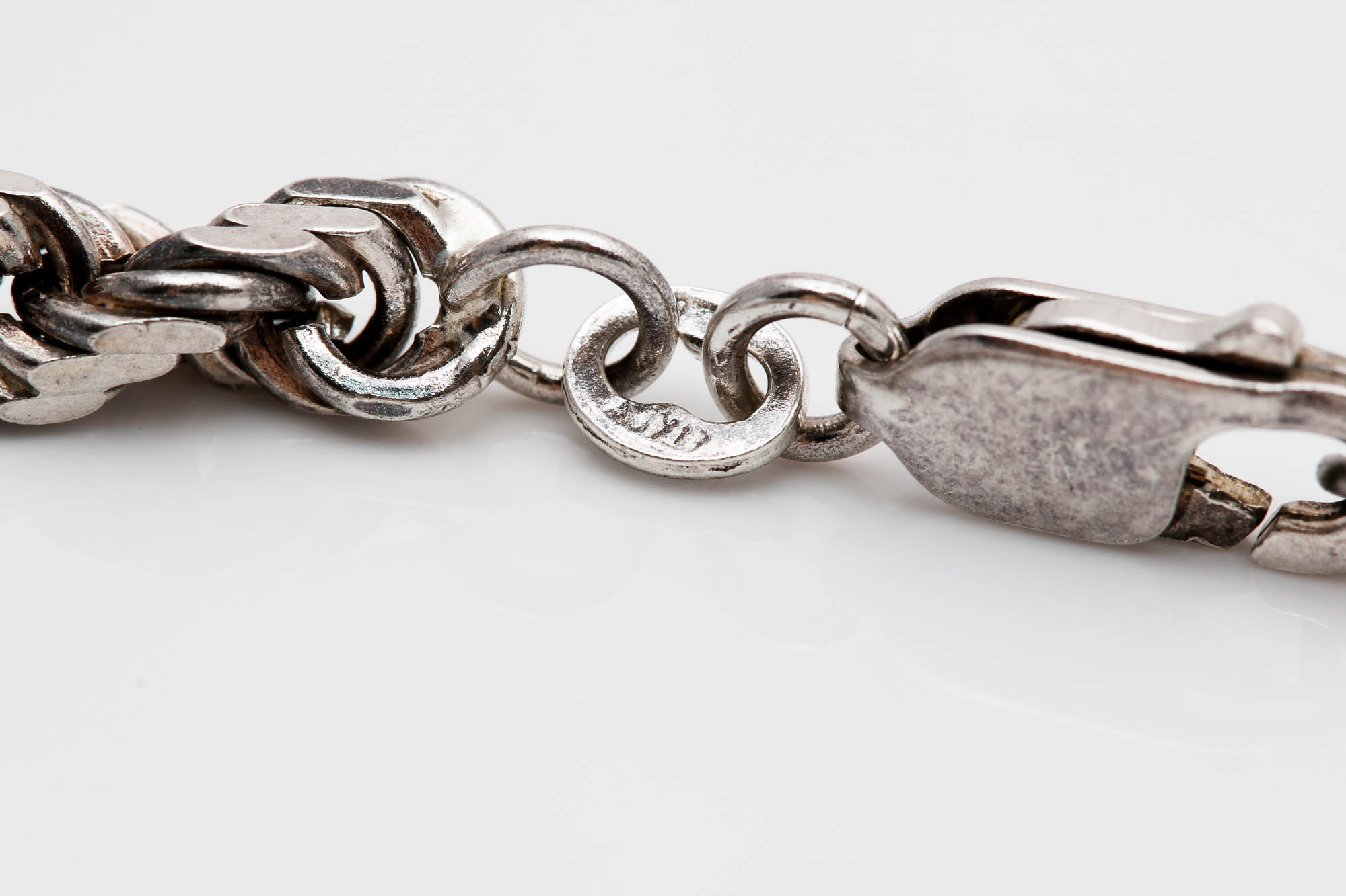 Sterling Silver Rope Chain and Bangle