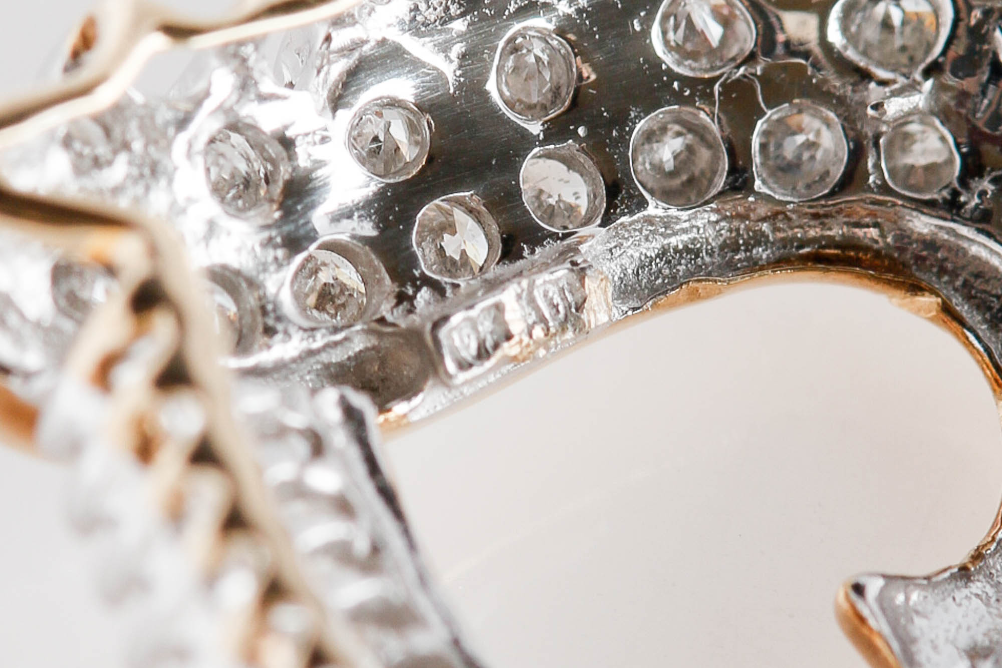 10K White Gold 2.00 CTW Diamond Heart Pendant