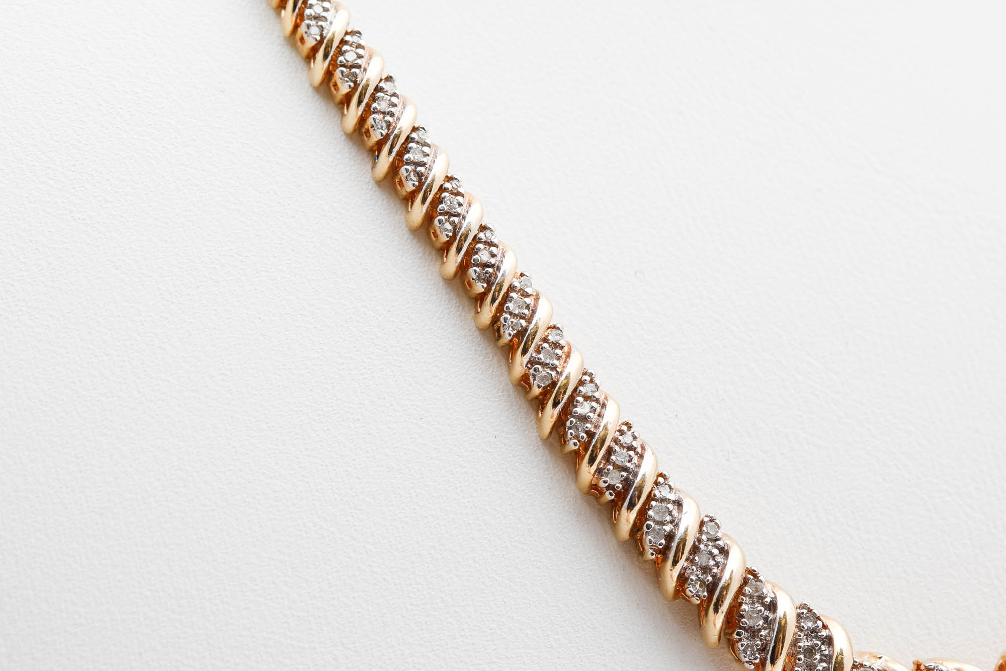 Vermeil Sterling Silver 0.50 CTW Diamond Necklace