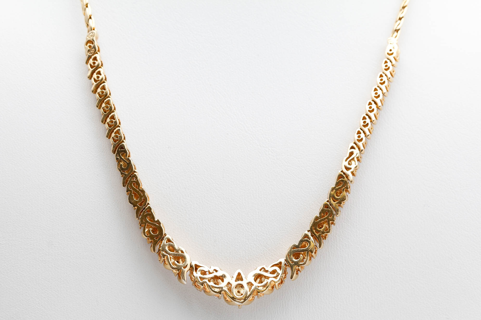 Vermeil Sterling Silver 0.50 CTW Diamond Necklace