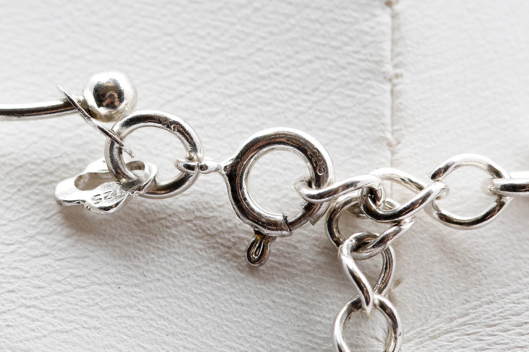 Sterling Silver Multi-Stone Necklace