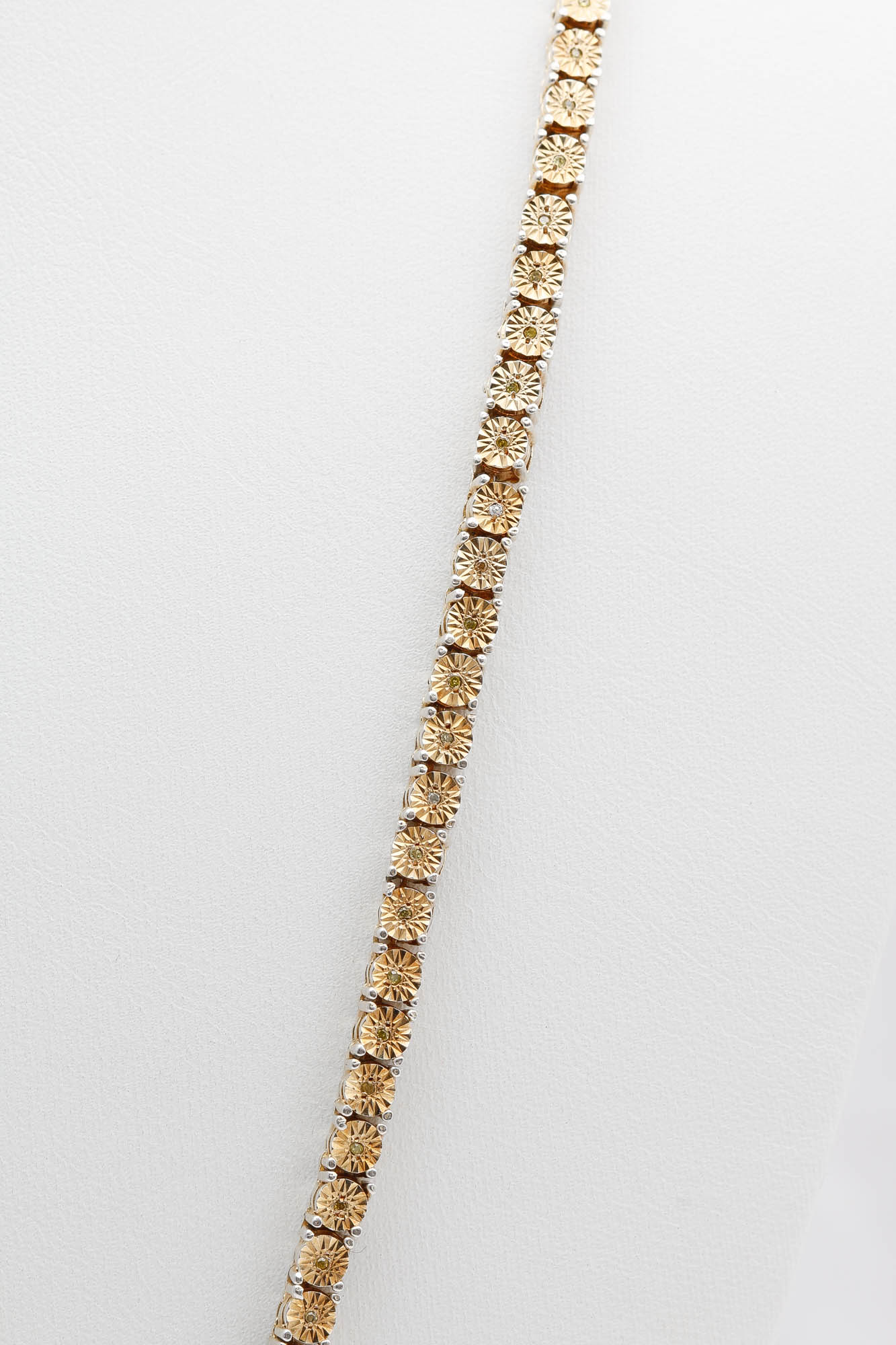 Vermeil Sterling Silver 0.85 CTW Diamond Necklace