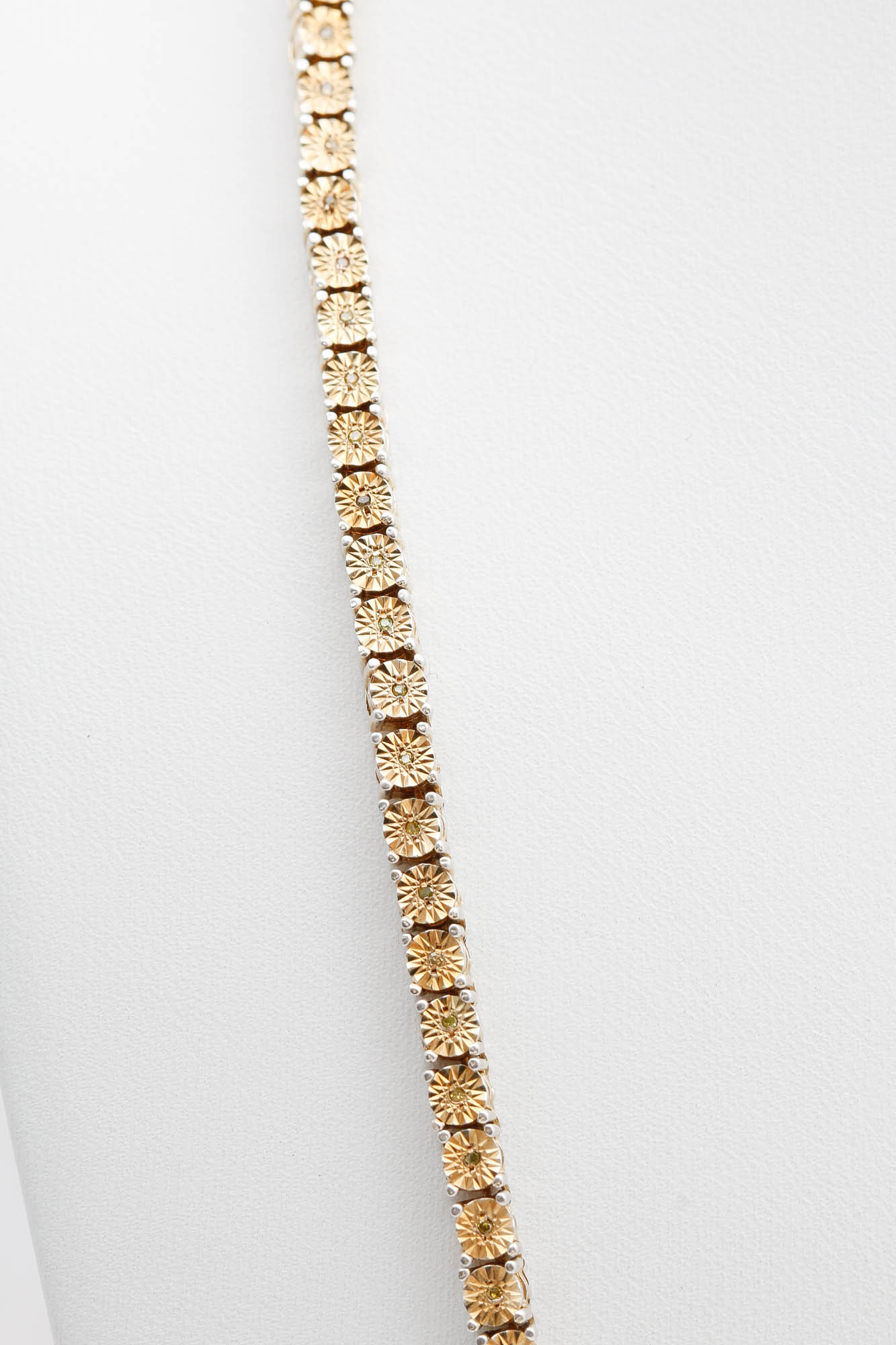 Vermeil Sterling Silver 0.85 CTW Diamond Necklace