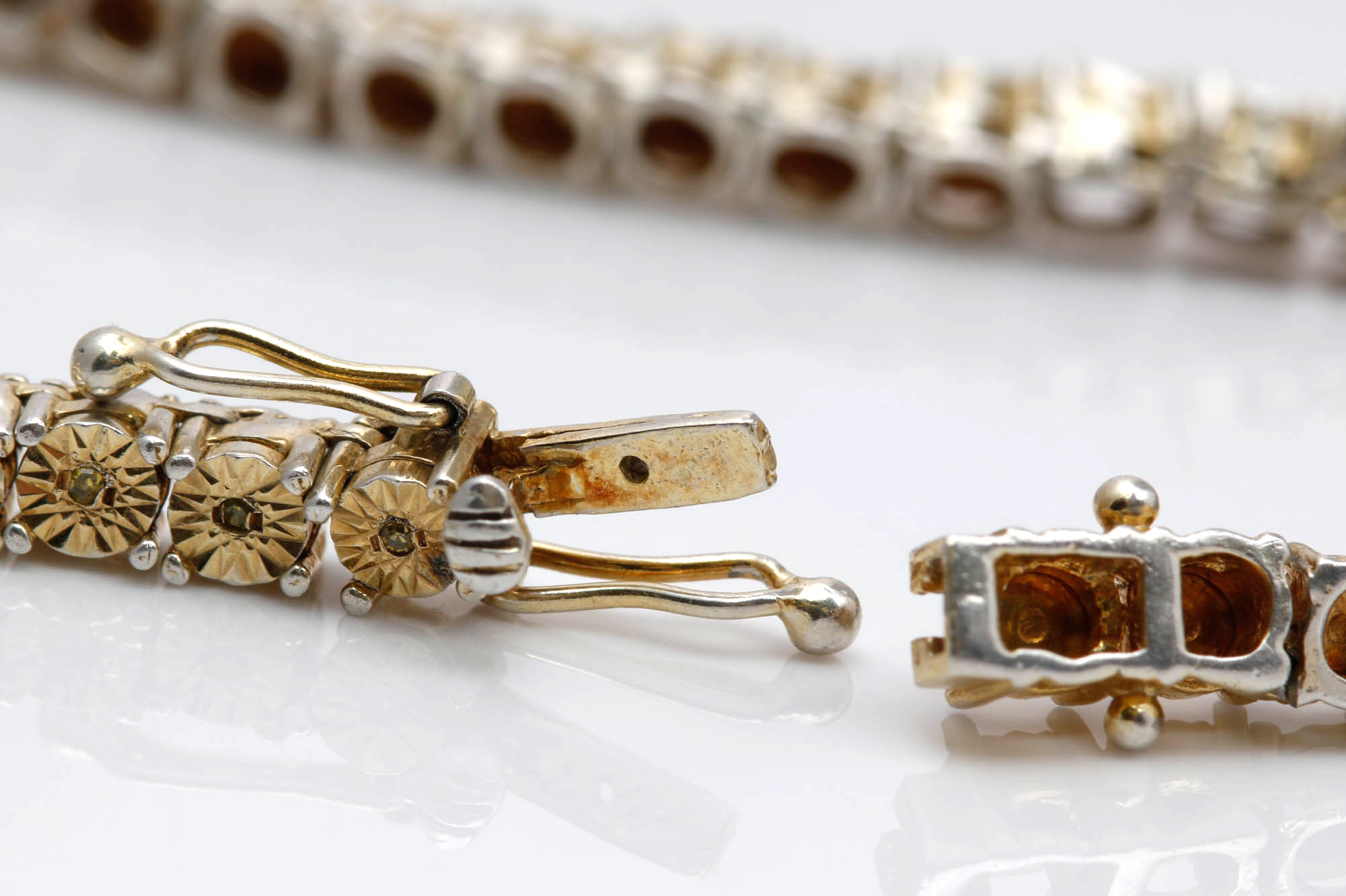 Vermeil Sterling Silver 0.85 CTW Diamond Necklace