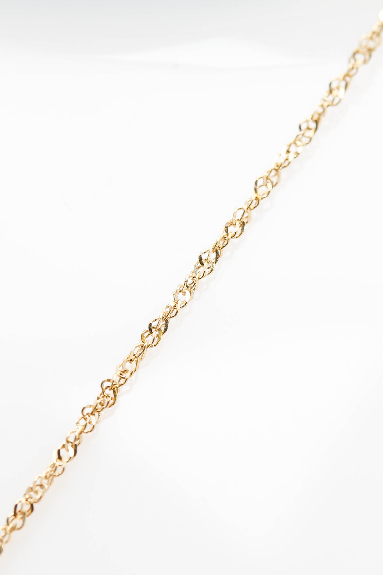 10K Yellow Gold Synthetic Sapphire Circle Pendant