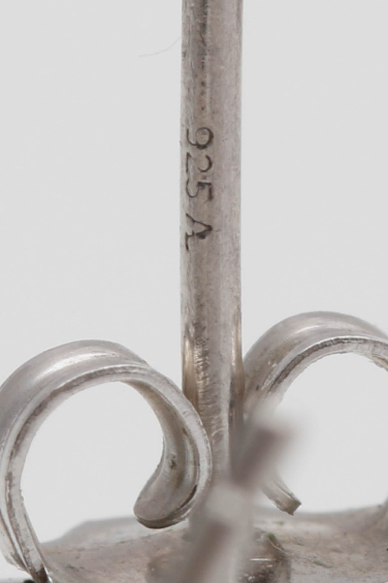 Sterling Silver 14K Gold Accented Diamond Dangle Earrings