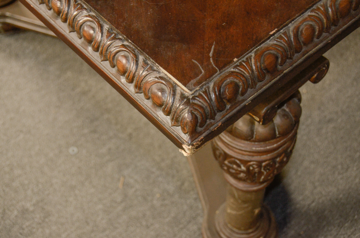 Contemporary Jacobean Style Dining Table