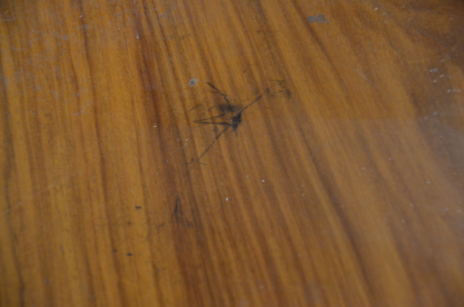 Contemporary Single-Pedestal Dining Table With Inlay