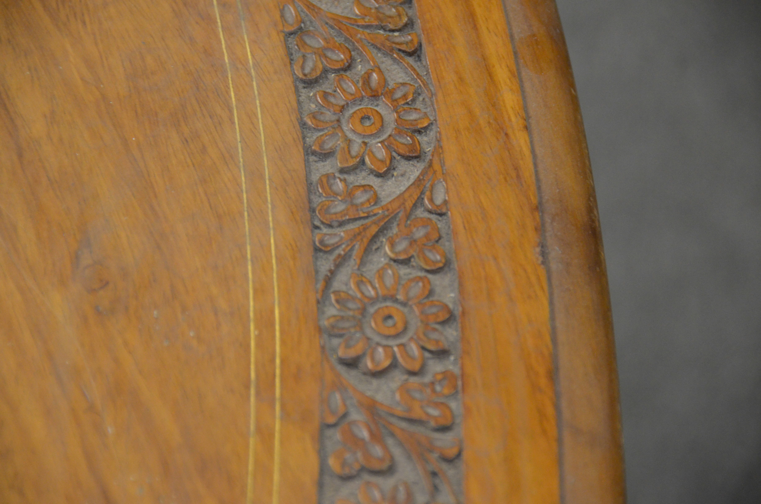 Contemporary Single-Pedestal Dining Table With Inlay