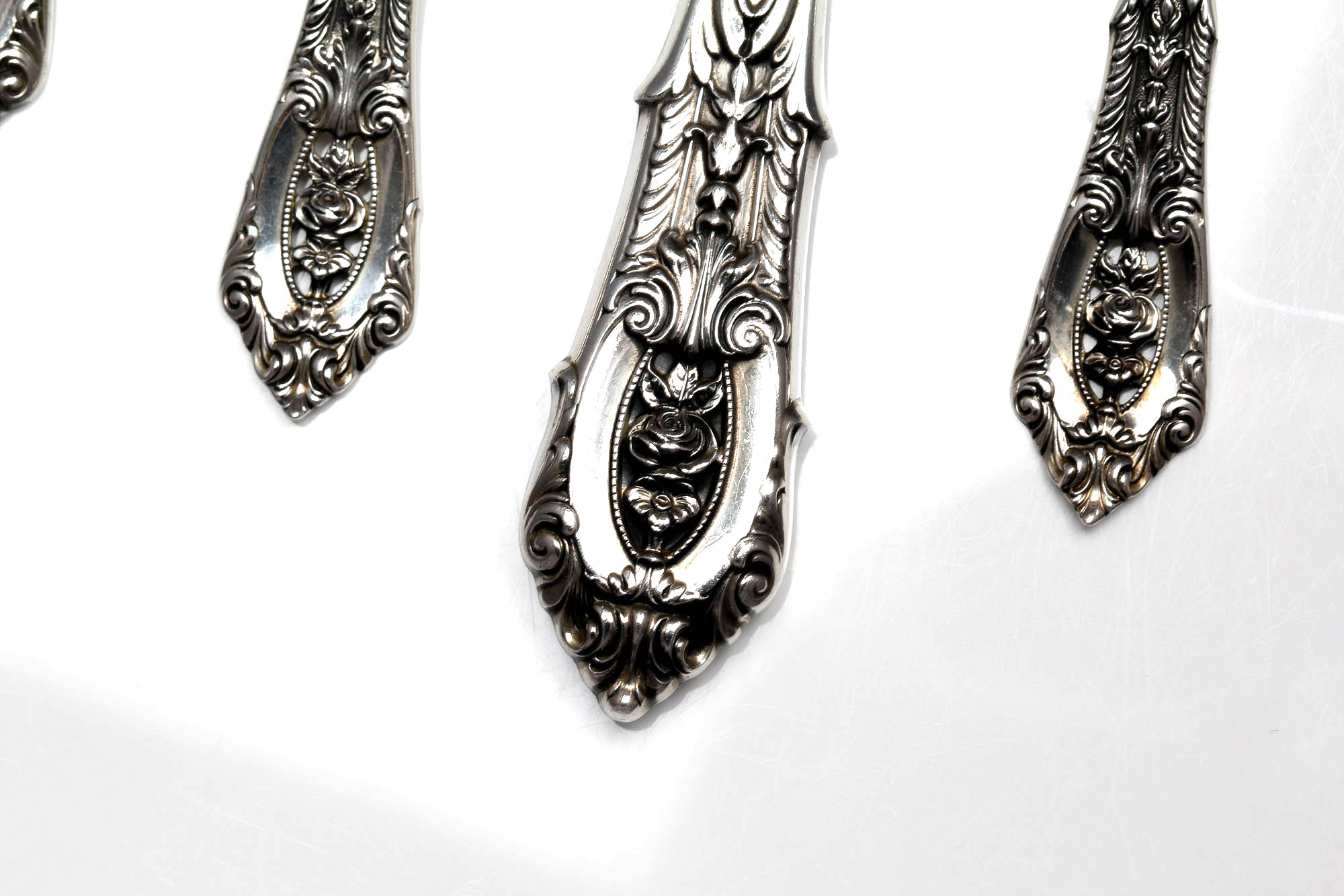 Wallace Sterling Silver "Rose Point" Flatware