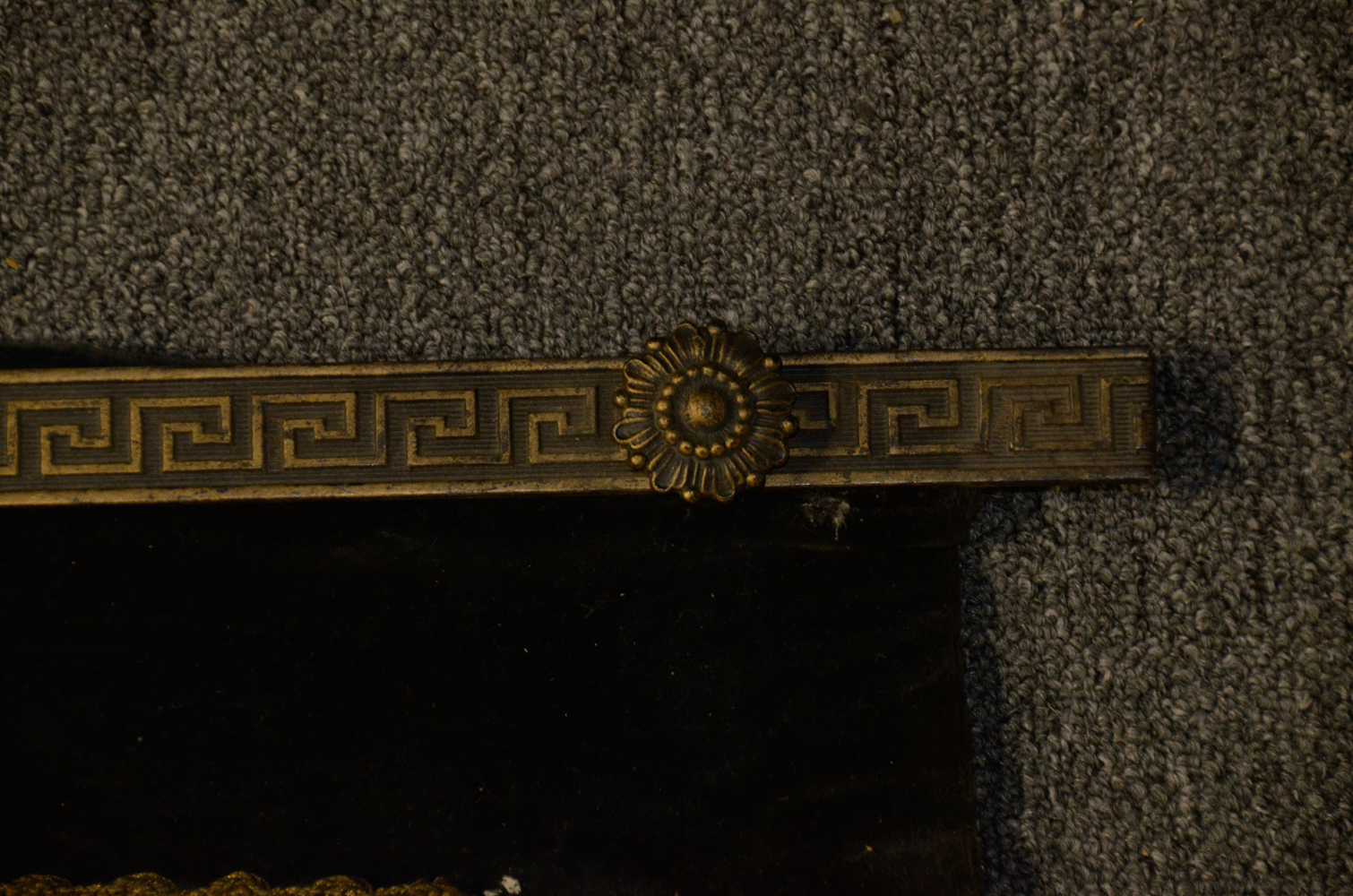 Needlepoint and Velvet Wall Tapestry of Castle