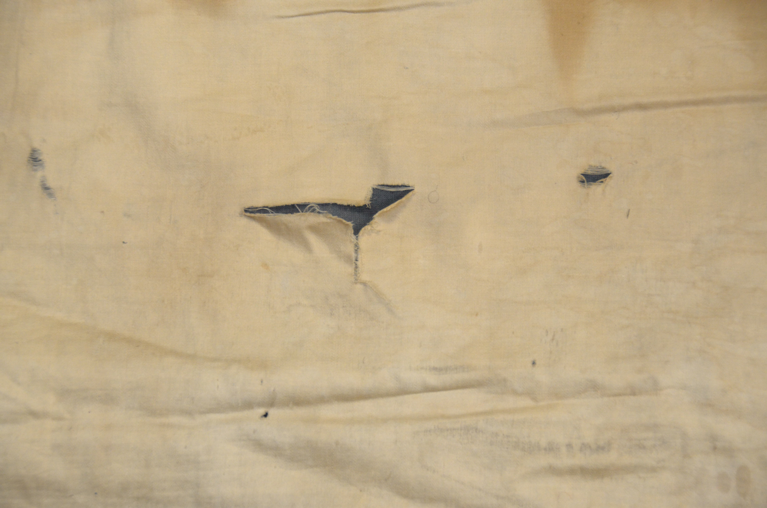 Needlepoint and Velvet Wall Tapestry of Castle