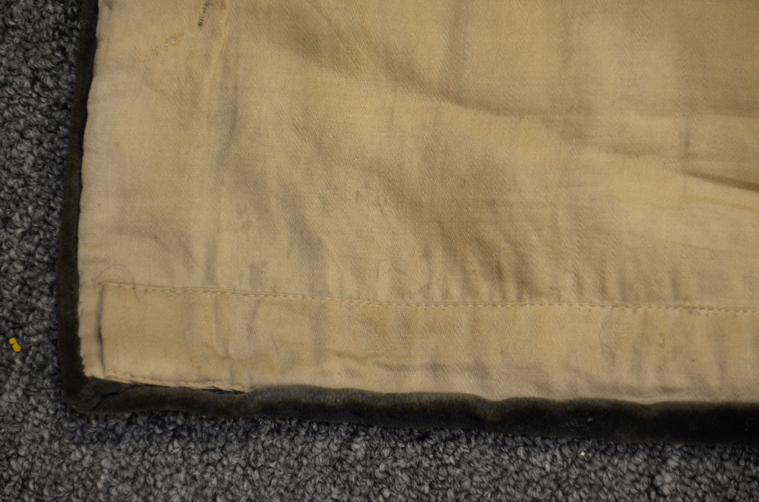 Needlepoint and Velvet Wall Tapestry of Castle