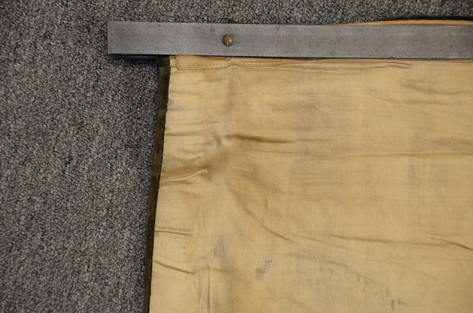 Needlepoint and Velvet Wall Tapestry of Castle