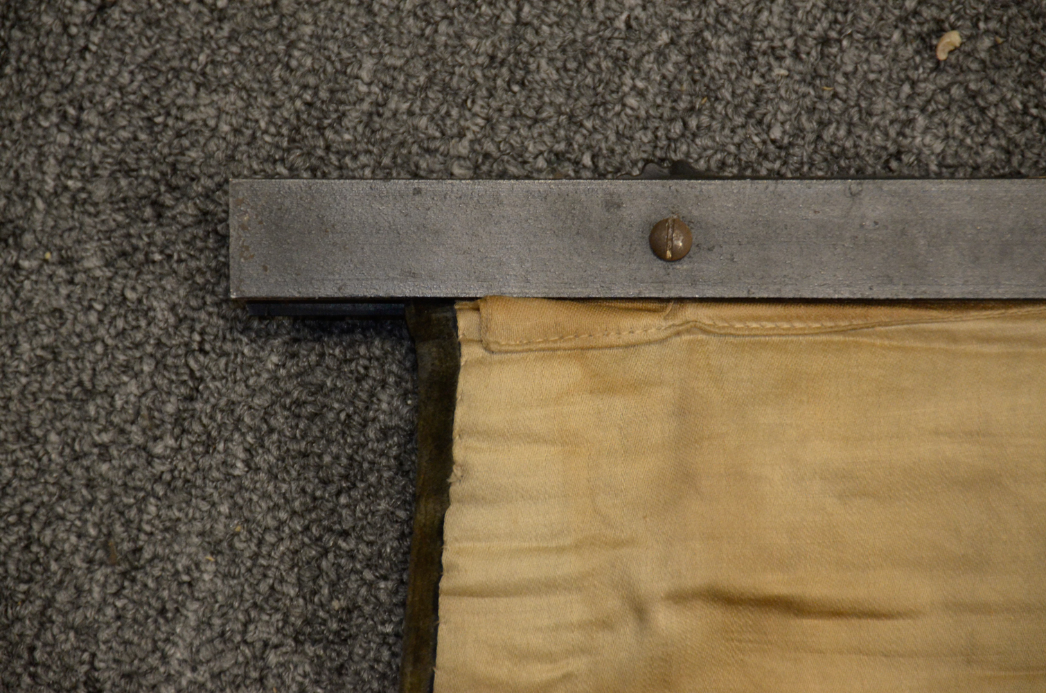 Needlepoint and Velvet Wall Tapestry of Castle