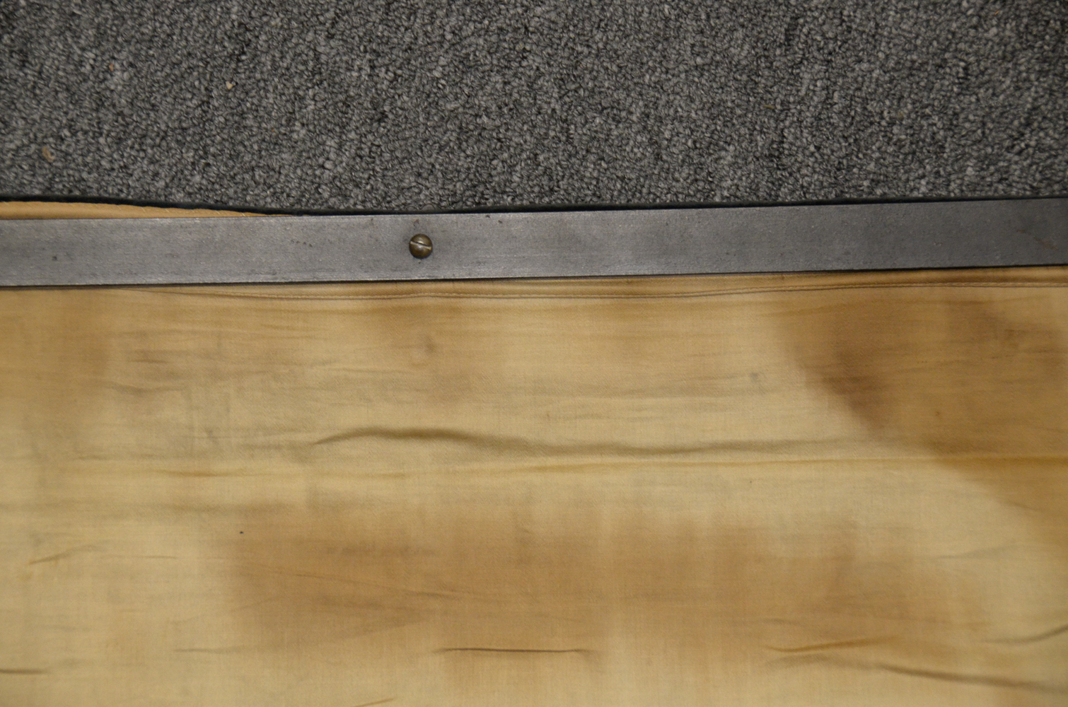 Needlepoint and Velvet Wall Tapestry of Castle