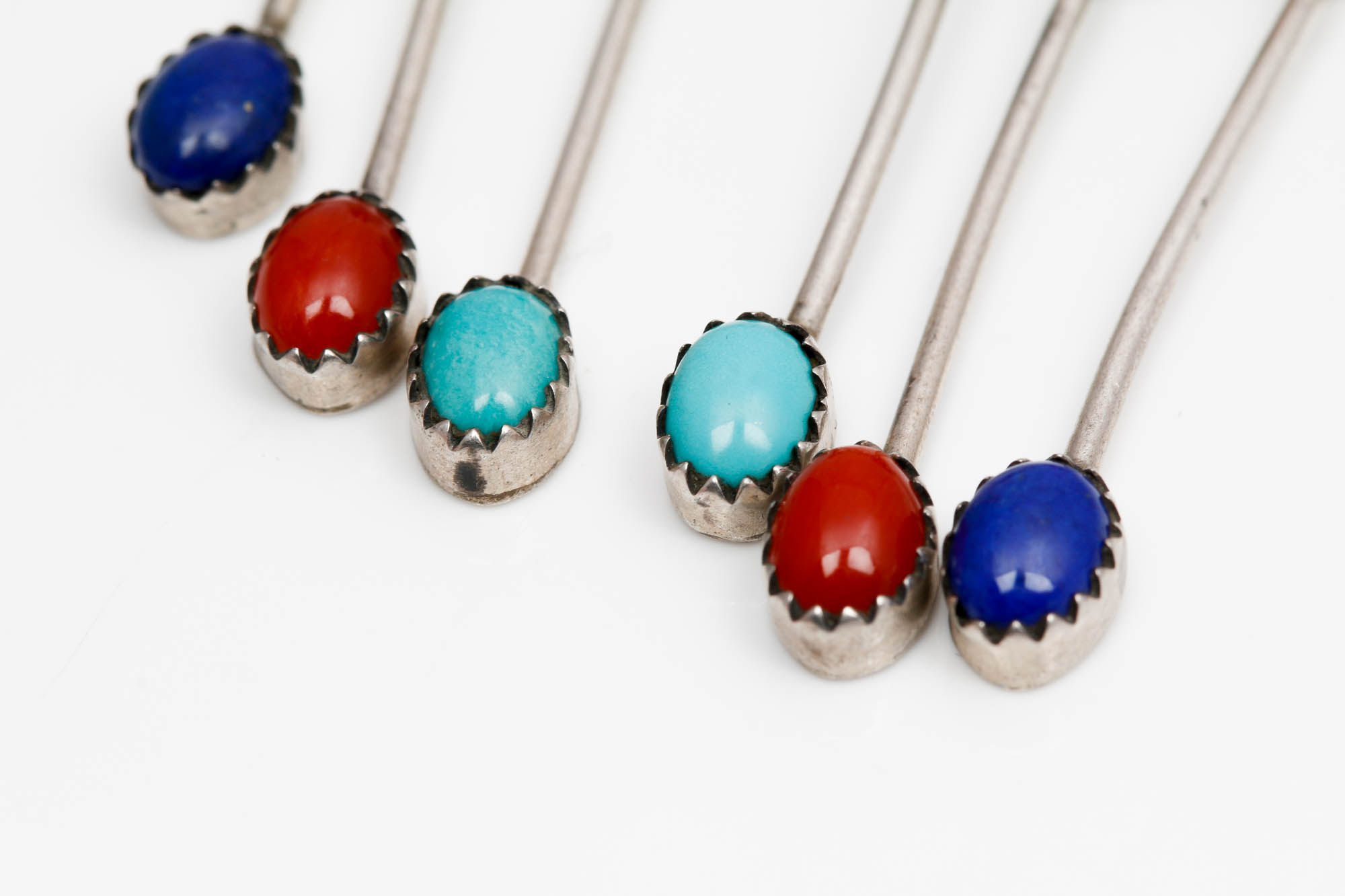 Sterling Silver Stone Earrings and Ring