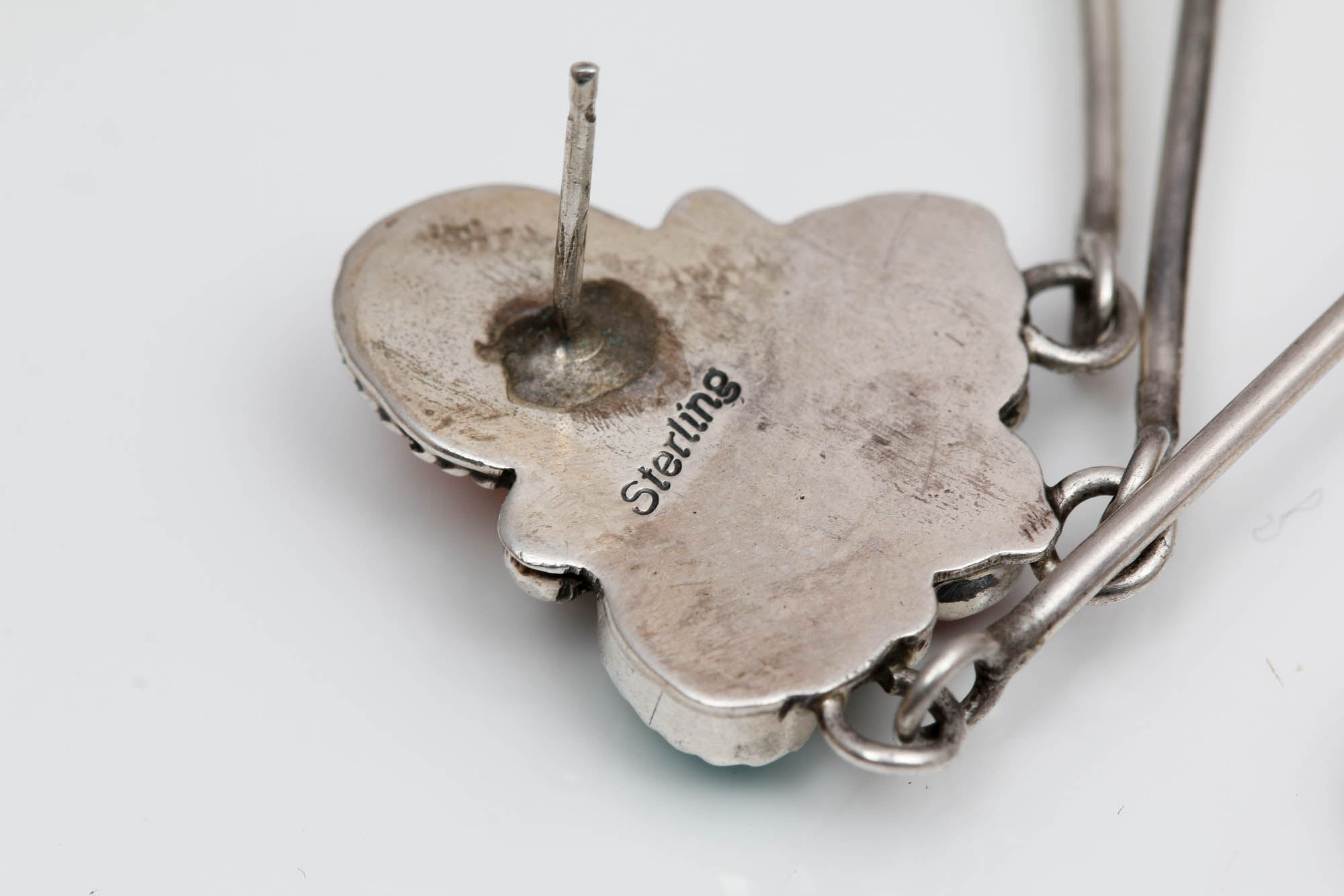 Sterling Silver Stone Earrings and Ring