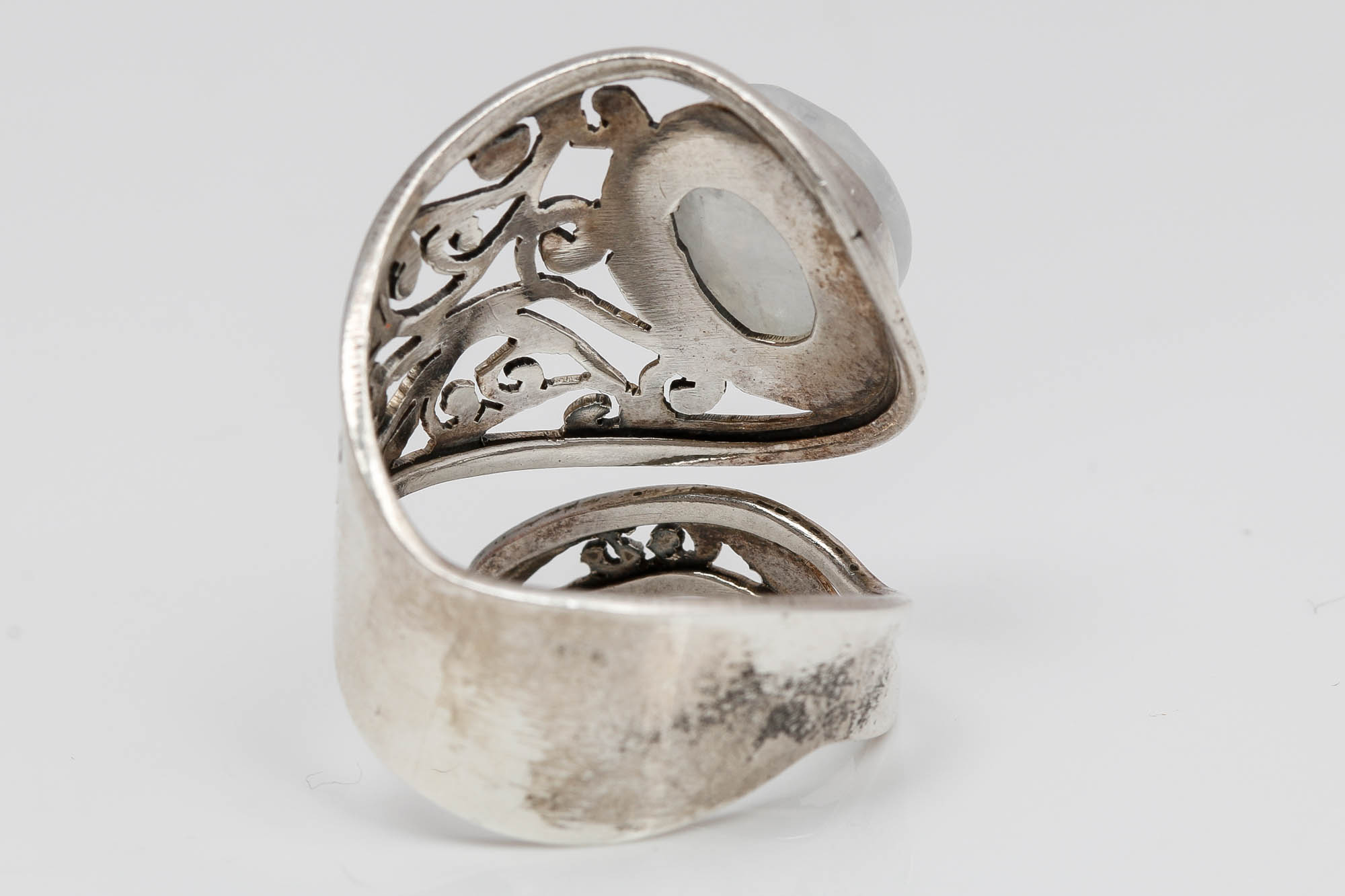 Lois Hill Sterling Silver Earrings and Moonstone Ring