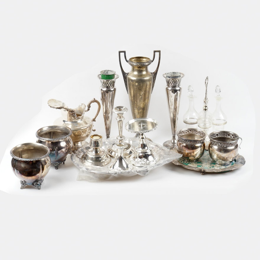 Silver Plated Tableware and Decor