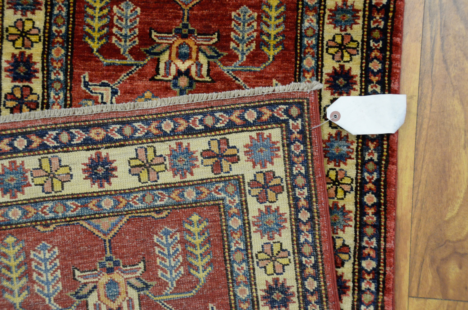 Hand-Knotted Semi-Antique Tribal Carpet Runner