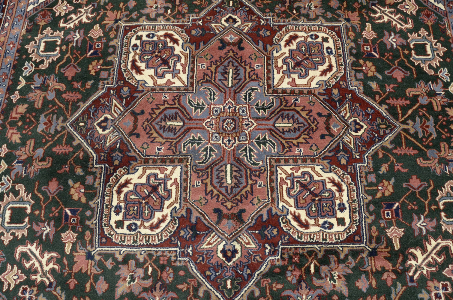 Handwoven Heriz Area Rug