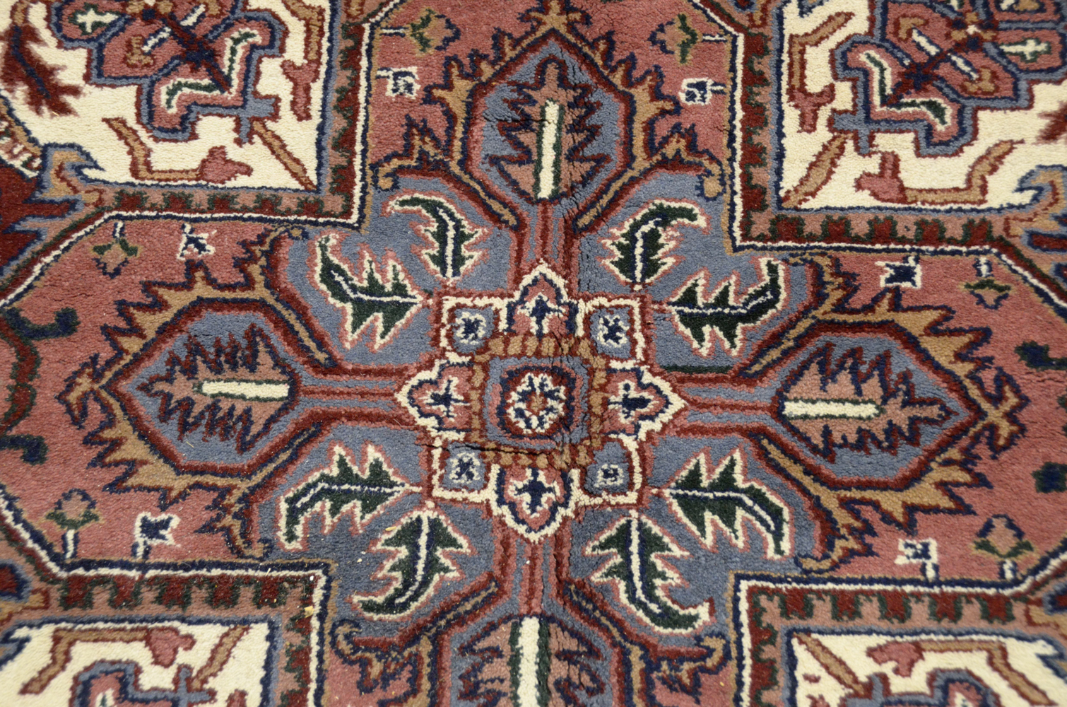 Handwoven Heriz Area Rug