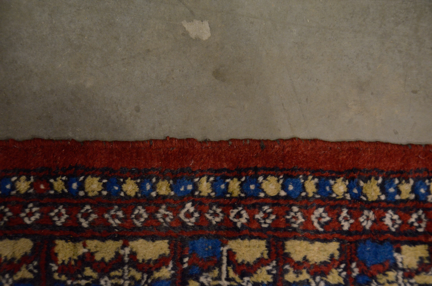 Hand-Knotted Wool Bokhara Palace Rug