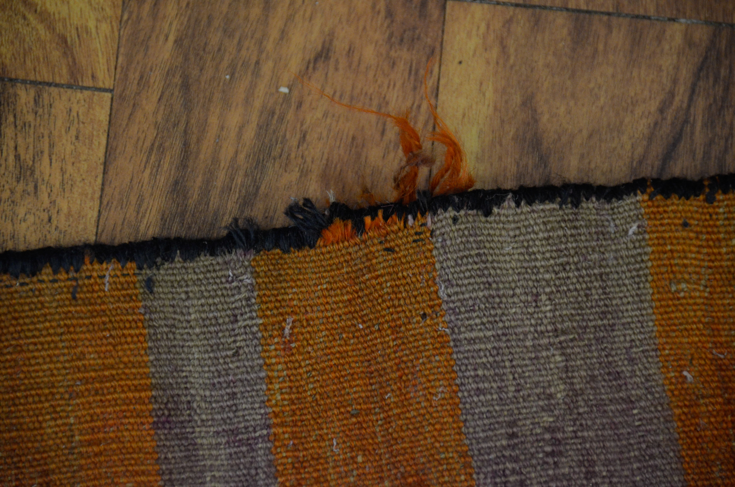 Hand-Knotted Caucasian Saddle Rug