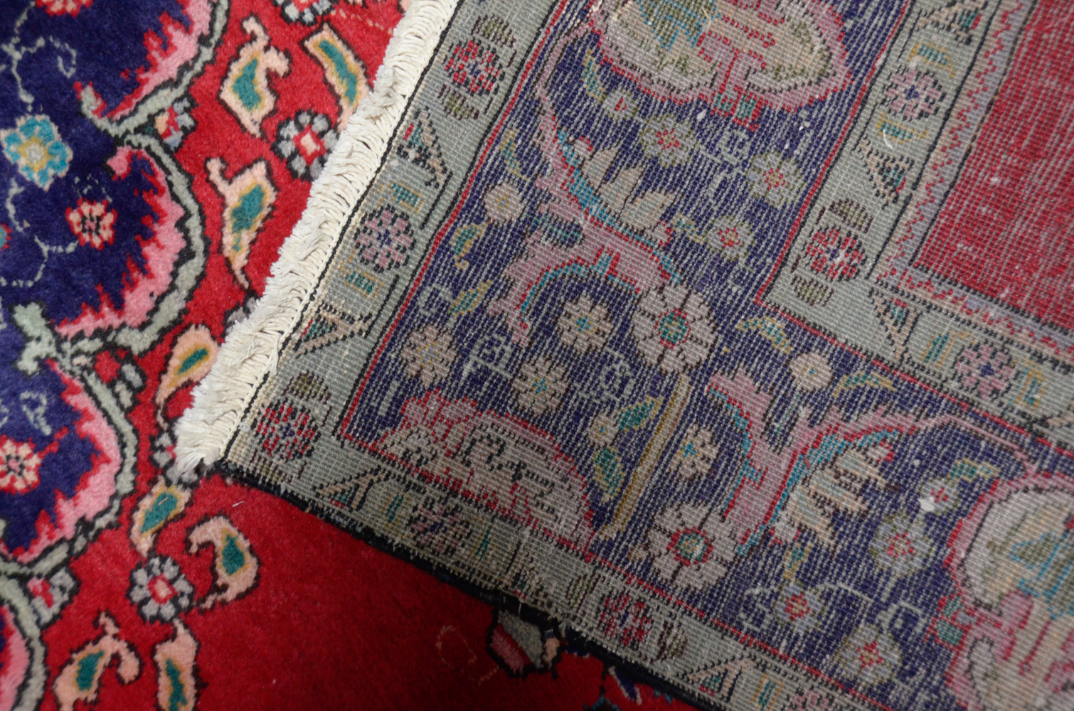 Hand-Knotted Persian Area Rug