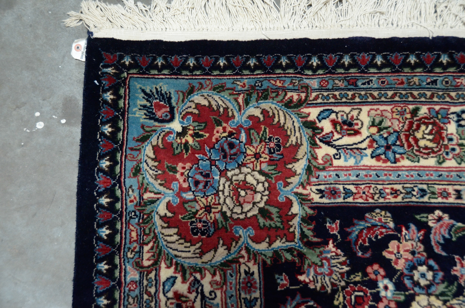 Hand-Knotted Tabriz Area Rug