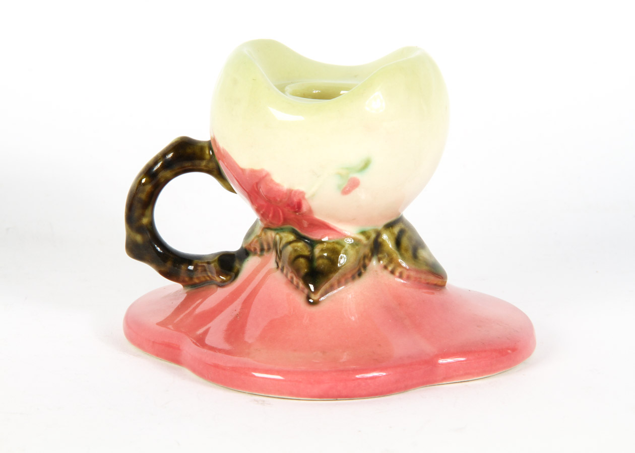 Hull Pottery "Woodland" Candle Holders