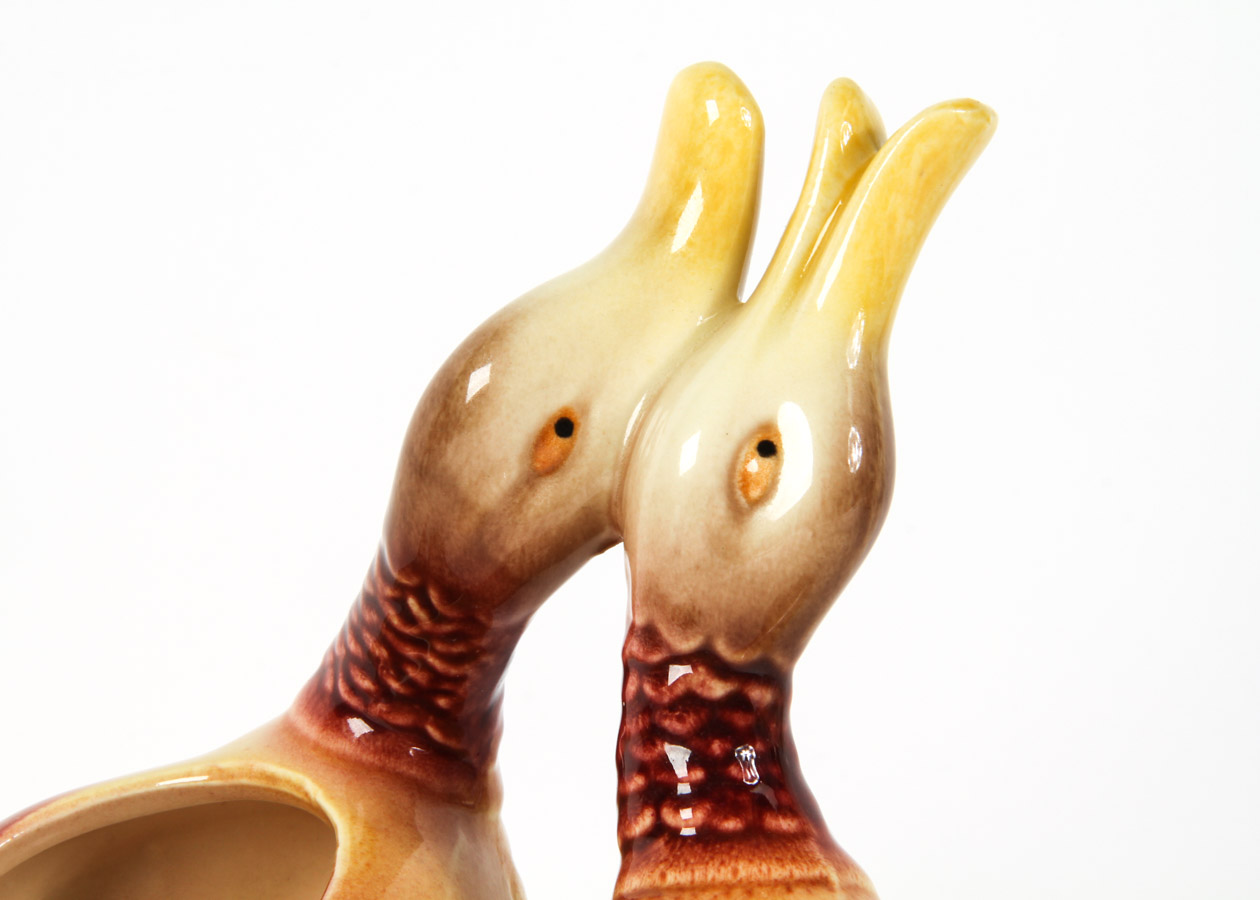 Hull Pottery Double Duck Planter